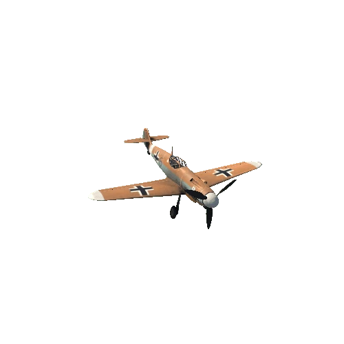 Messerschmitt BF109_Desert